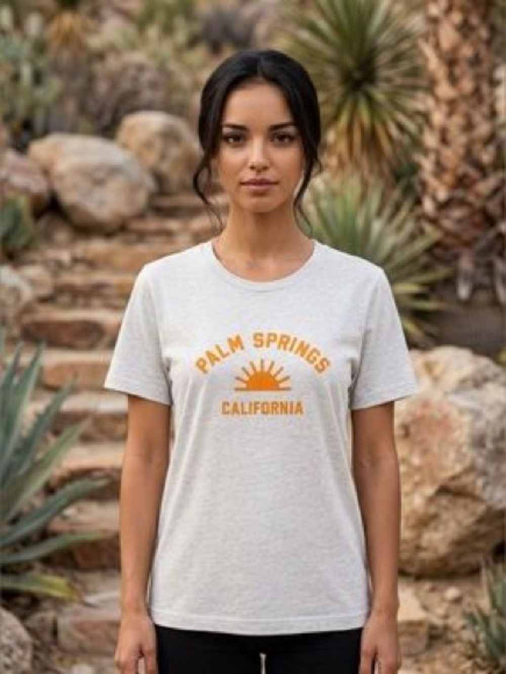 NWT Trina Turk Palm Springs California Graphic Tee Medium